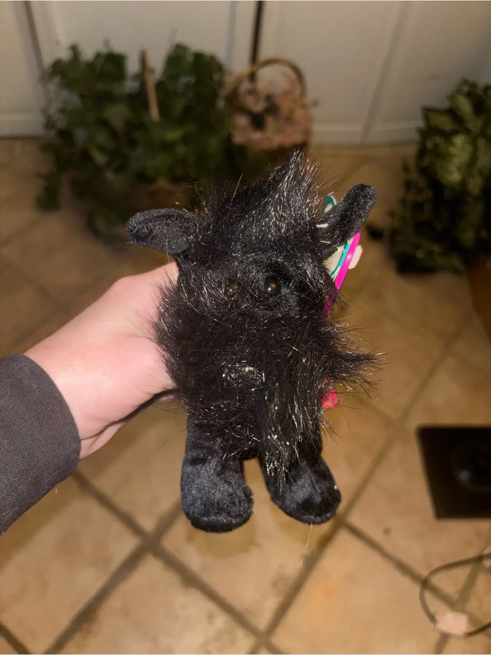 Plush Scottie Dog/December birthstone